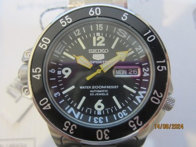Seiko 5 Sports Men's Black Watch - SKZ211K1 for sale online | eBay