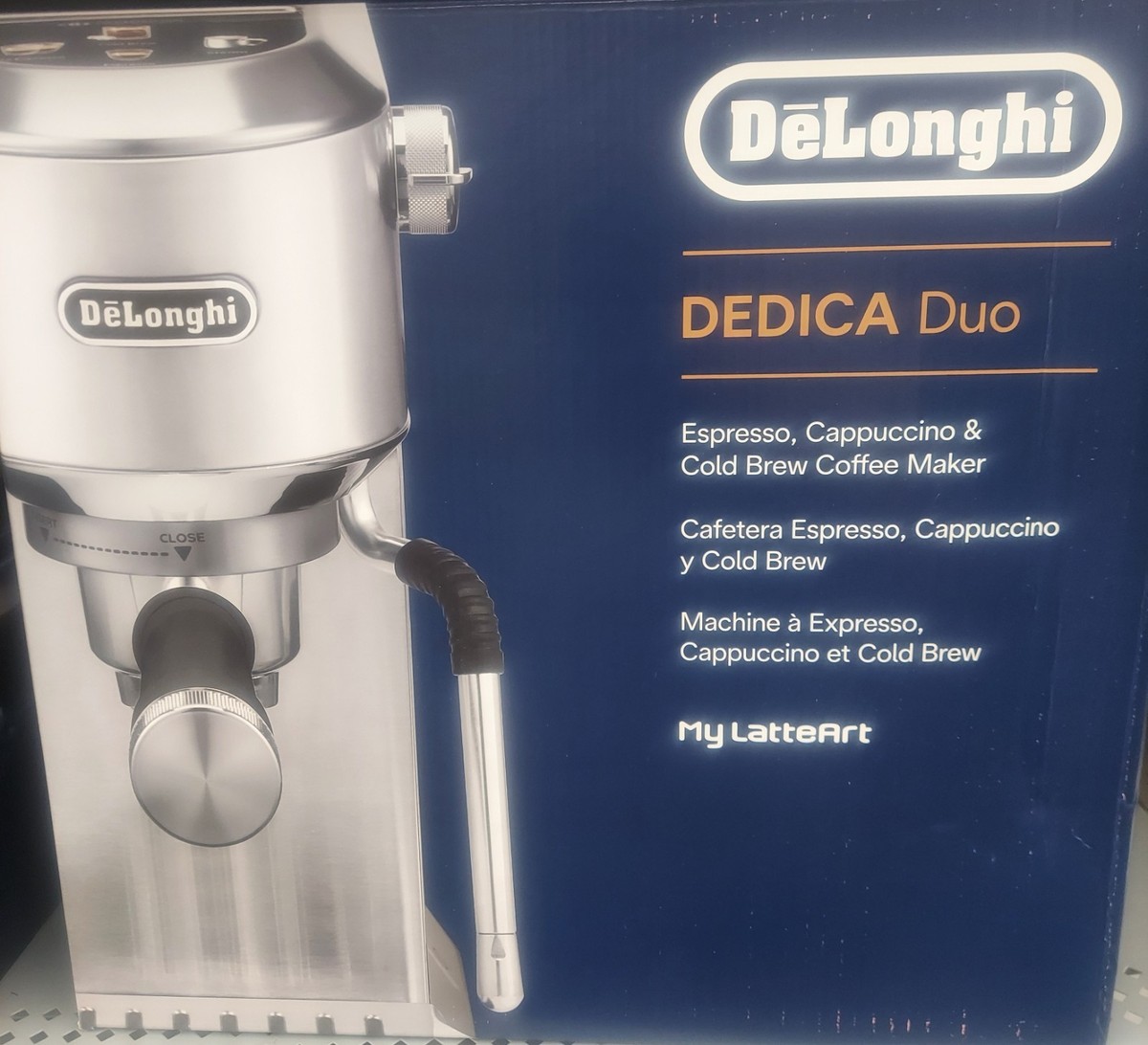 De'Longhi Dedica EC 680.M Manual Espresso Machine - Stainless