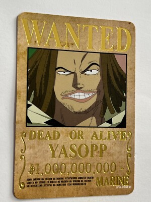 2024 ONE PIECE Card Game TCG #340 YASOPP WANTED Peru Edition Foil