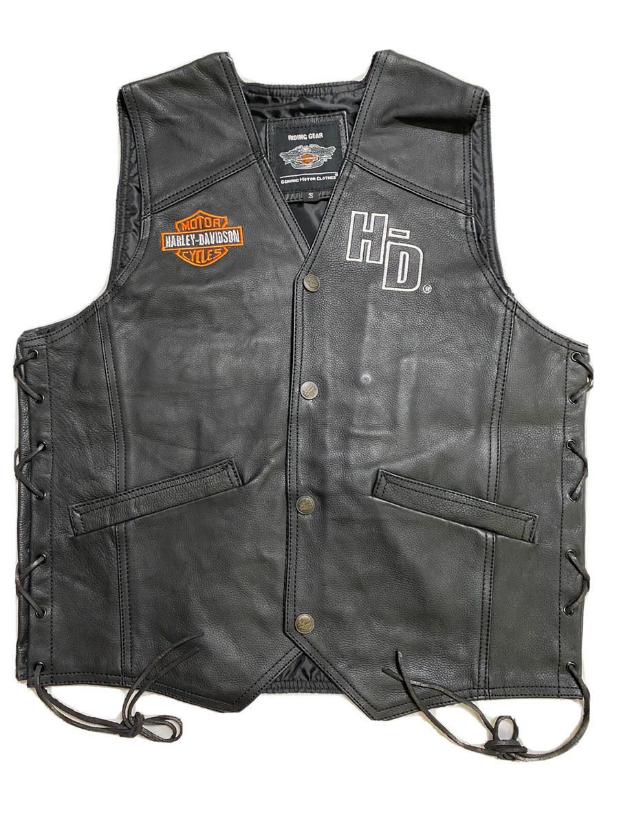 Harley-Davidson Men's Vest Biker Cafe Racer Motorcycle Genuine