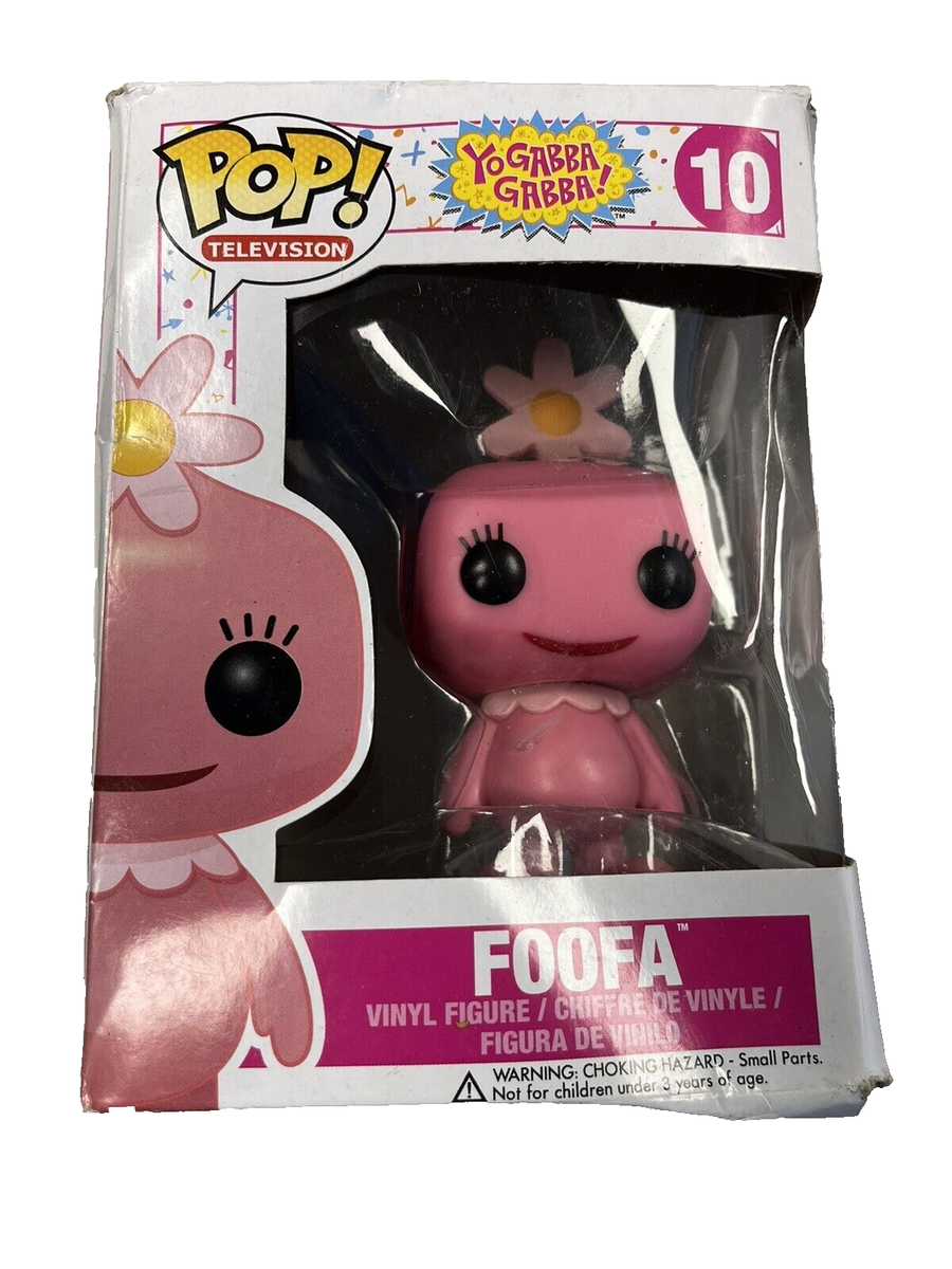 Funko Pop! Yo Gabba Gabba! #10 Foofa Vinyl Figure Pink HTF 2012