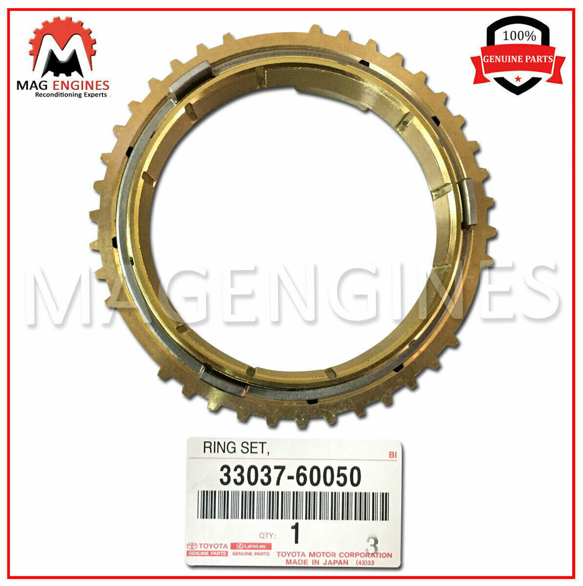 33037-60050 GENUINE OEM RING SET, SYNCHRONIZER, NO.1 3303760050 | eBay