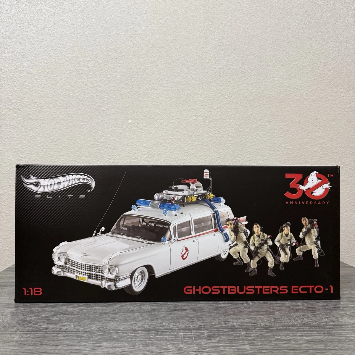 Hot Wheels Ghostbusters Elite 1:18 Scale Diecast Cars, Trucks