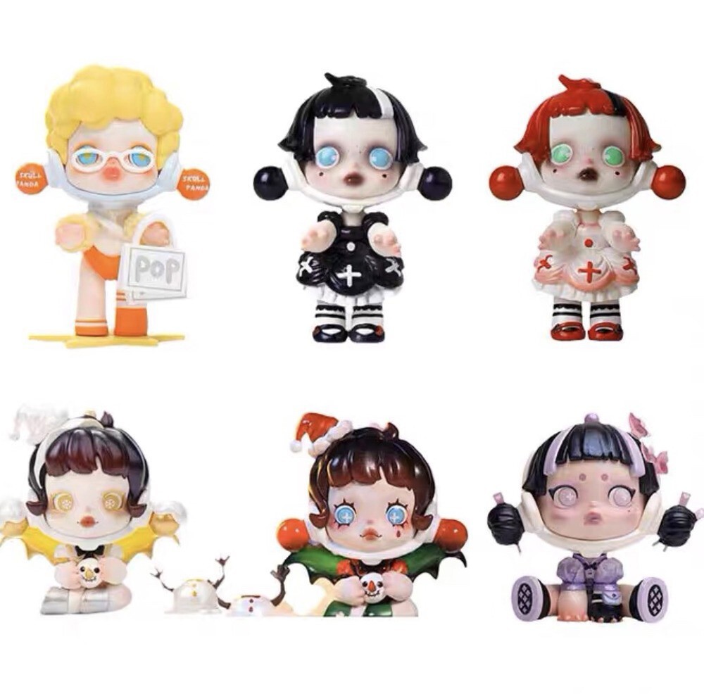 SKULLPANDA Skullpanda White Maid Art Toy Figurine Limited Gift | eBay