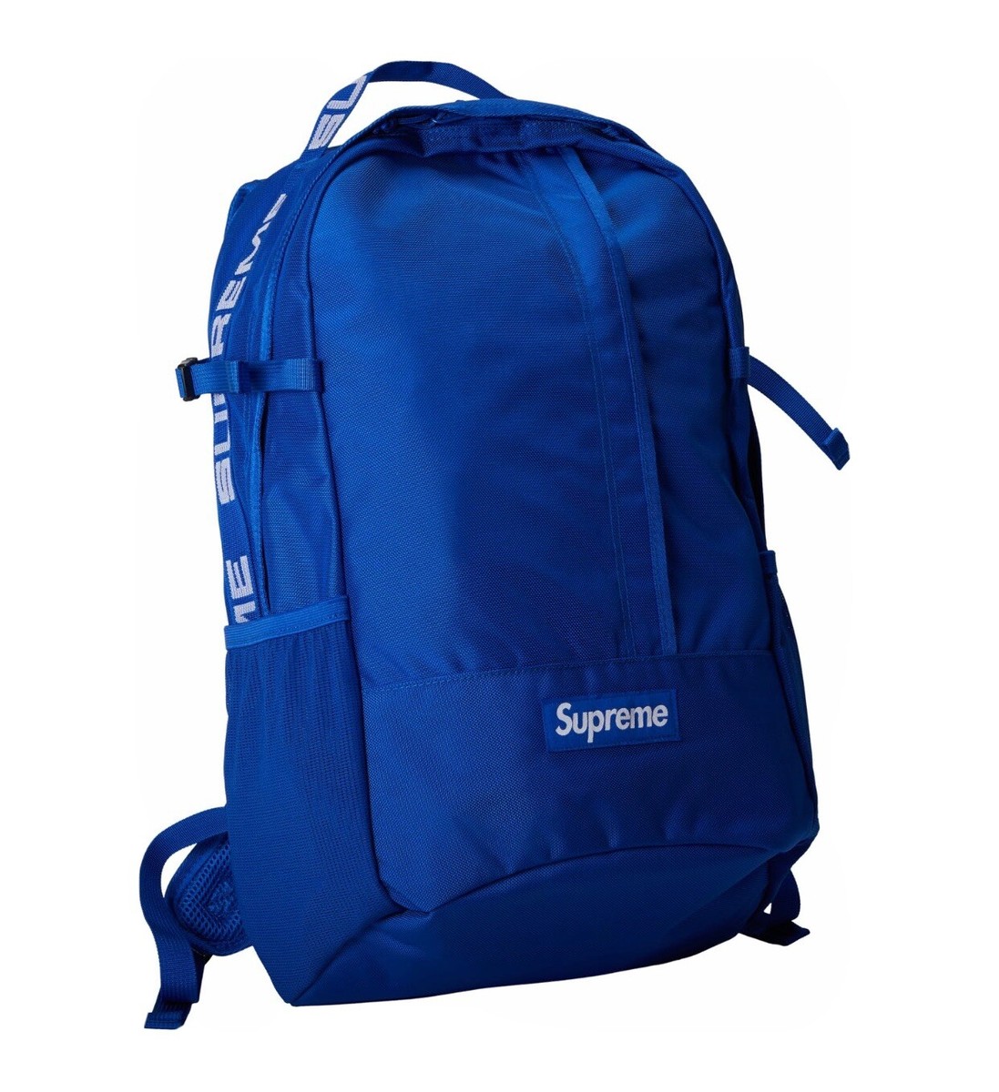 Authentic Brand New Supreme Cordura SS18 Backpack Royal Blue | eBay