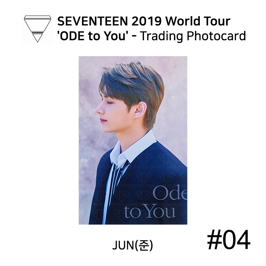 SEVENTEEN 2019 World Tour Ode to you Trading Photocard | eBay