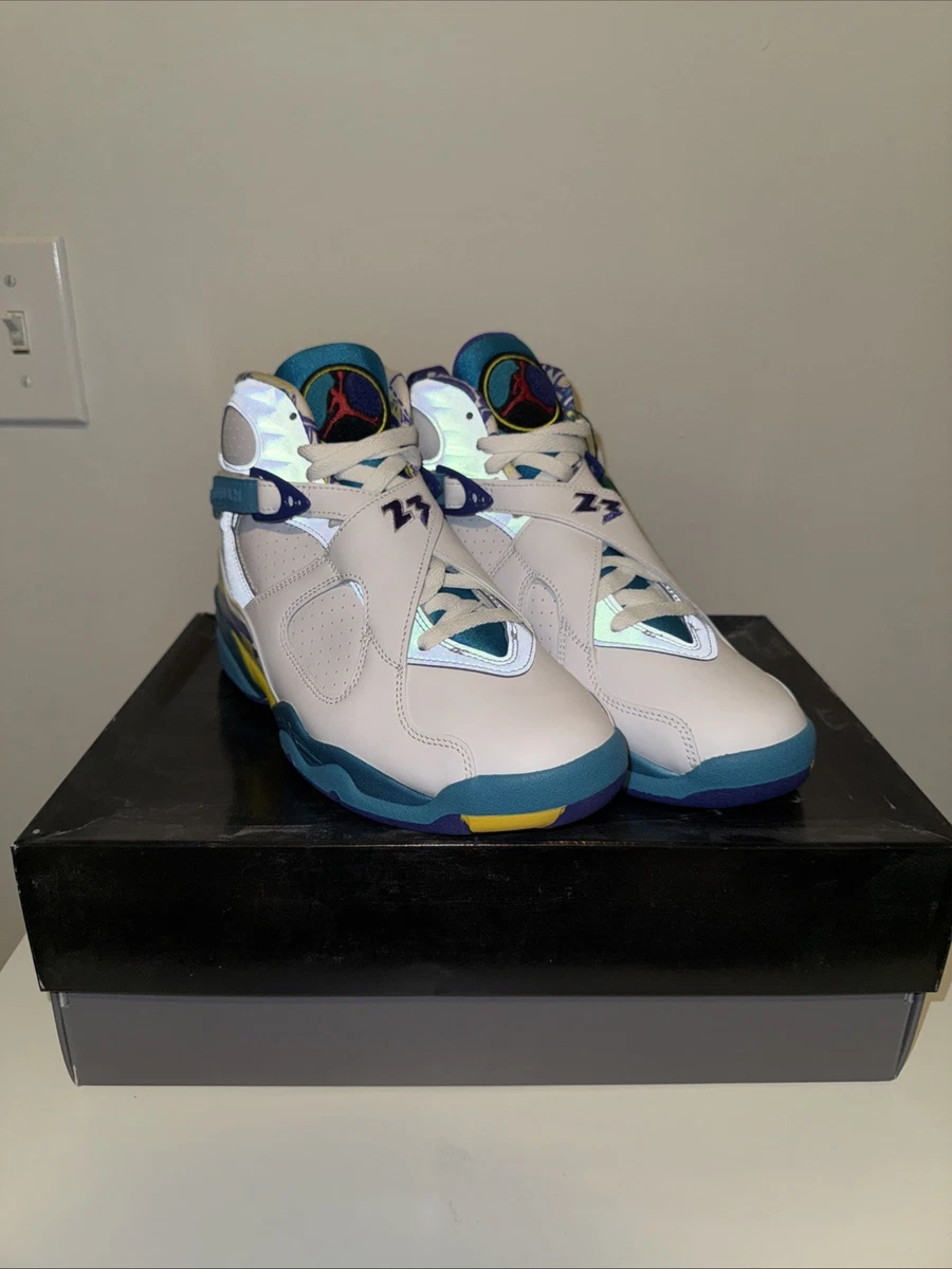 Jordan 8 Retro White Aqua W for sale | eBay