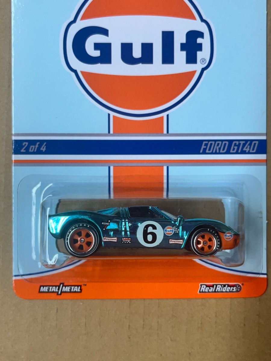 HOT WHEELS RLC GULF FORD GT40 #1705 | eBay