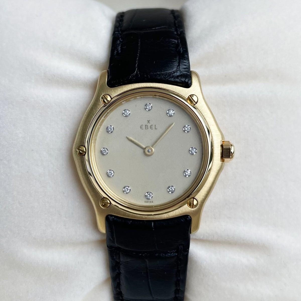 Ebel Sport Classic 18K Yellow Gold 26mm Ref: 881908 Quarz Women's