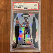 2017-18 Panini Prizm - De'Aaron Fox #24 Silver Prizm (RC) for sale