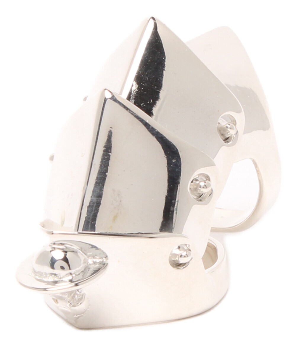 Vivienne Westwood Armor Ring S size Used Silver 925 Free Shipping