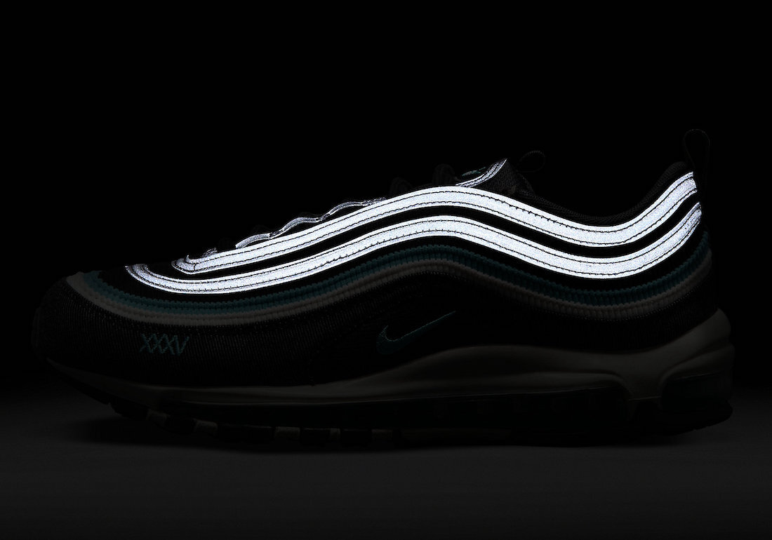 Nike Air Max 97 Black Sport Turbo Turquoise Blue White DN1893-001