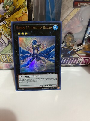 Yugioh - Number 17 Leviathan Dragon - TCG - Konami - Rare - 1st