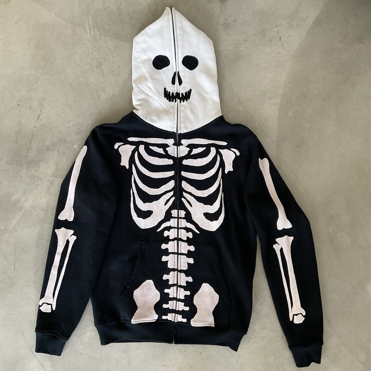 NEW SAINT LAURENT Paris, Beverly Hills exclusive skeleton full zip