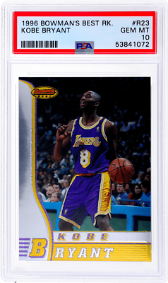 1996 Bowman's Best Kobe Bryant #R23 PSA 10 Rookie RC | eBay