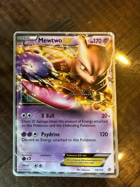 Mewtwo EX 54/113 Ultra Rare Non Holo 2015 World Championship Promo