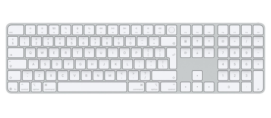 GENUINE APPLE MAGIC KEYBOARD WITH NUMERIC KEYPAD TOUCH ID SILVER
