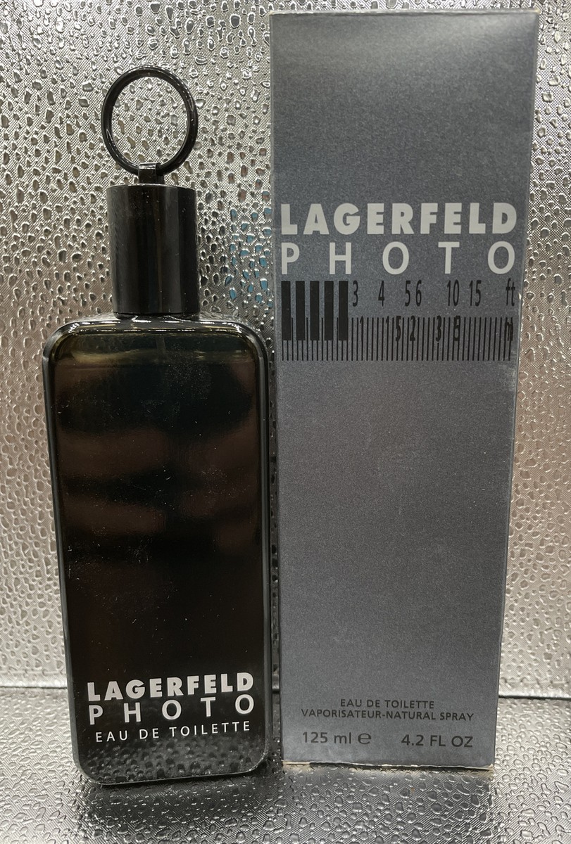 LAGERFELD PHOTO EAU DE TOILETTE 4.2 oz / 125 ml SPRAY New Vintage