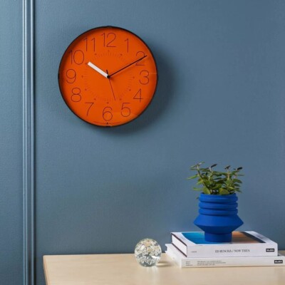 Lemnos CARA Wall Clock Orange MoMA Design Store Exclusive Made in