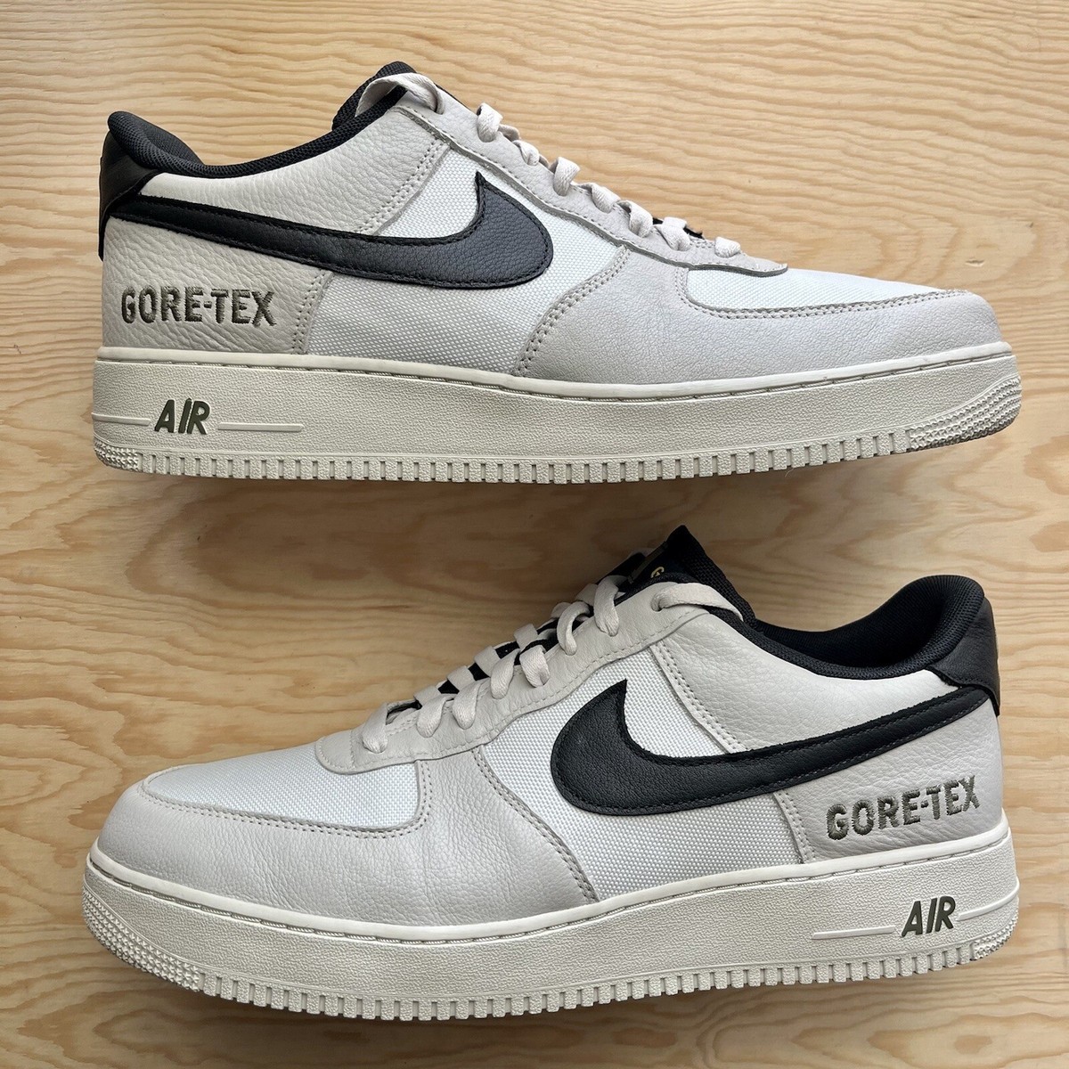 Nike Air Force 1 Gore-tex Light Bone Black Medium Olive CK2630 002