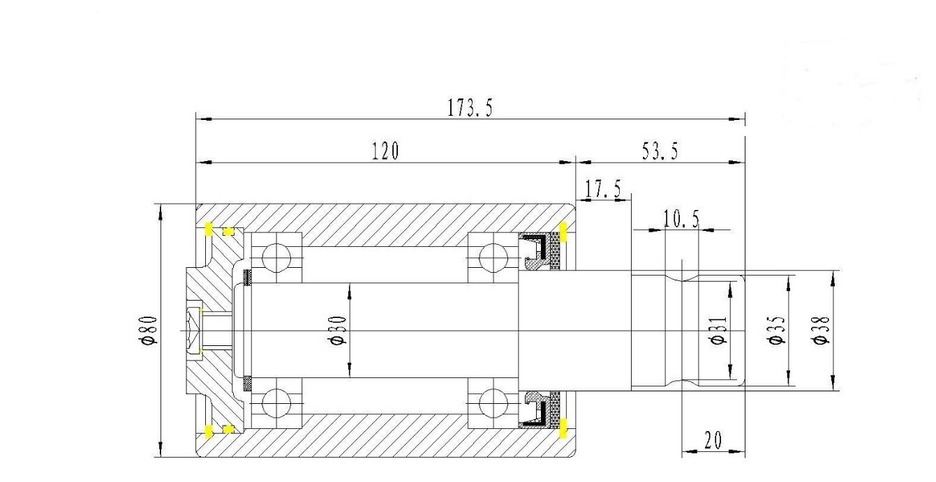 Hitachi ZX55 Mini Excavator Top Tracker Roller Supplies | eBay