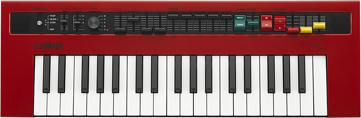 YAMAHA REFACE YC mobile Synthesizer 37-Key mini Red Keyboard Piano