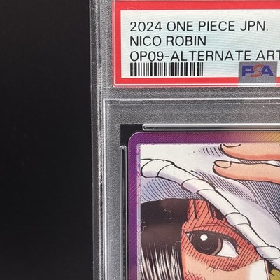 PSA 10 Nico Robin OP09-062 L Leader Parallel One Piece Card