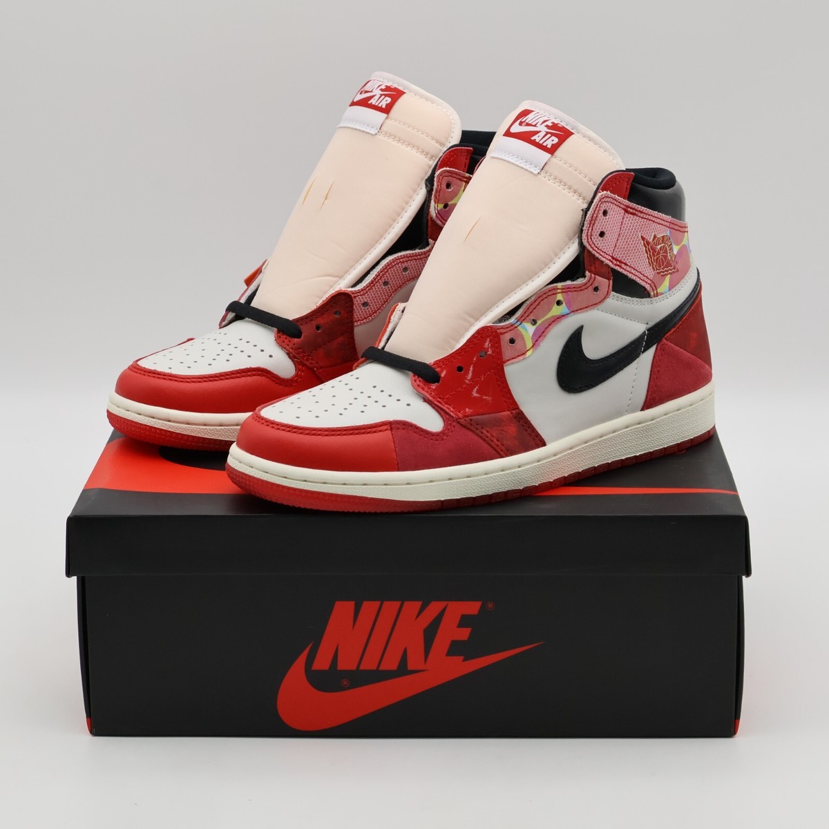DV1748-601 Spider-Man Nike Air Jordan 1 High OG SP Across the