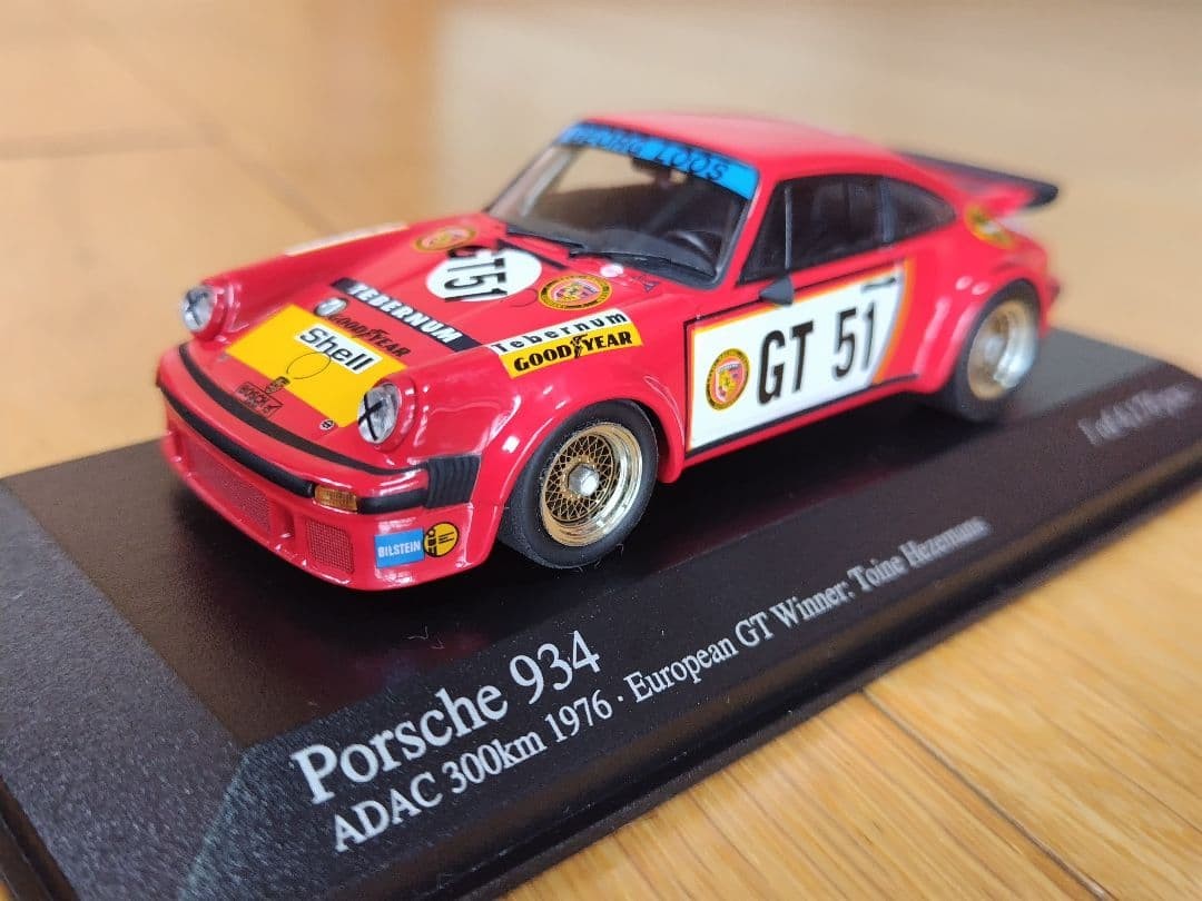 Mini Champs 1/43 Porsche 934 Toine Hezemans Winner 300km EGT