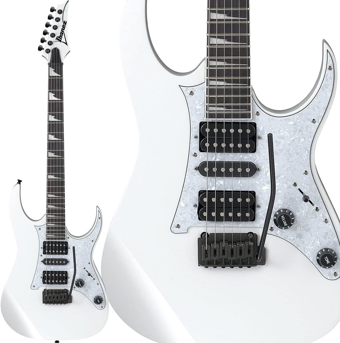 Ibanez 6 Strings Electric Guitar RGV250 WH White with Gig Bag From