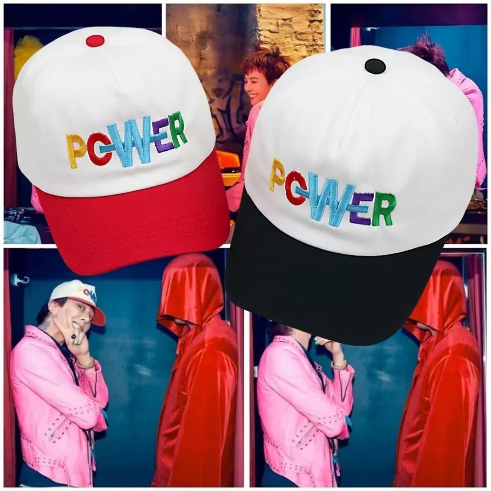 NEW GD POWER Ball Cap Music Album Same Style Baseball Cap G-DRAGON
