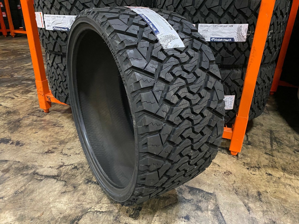1 NEW 33X13.50R26 E Venom Terra Hunter XT 33 13.50 26 All Terrain