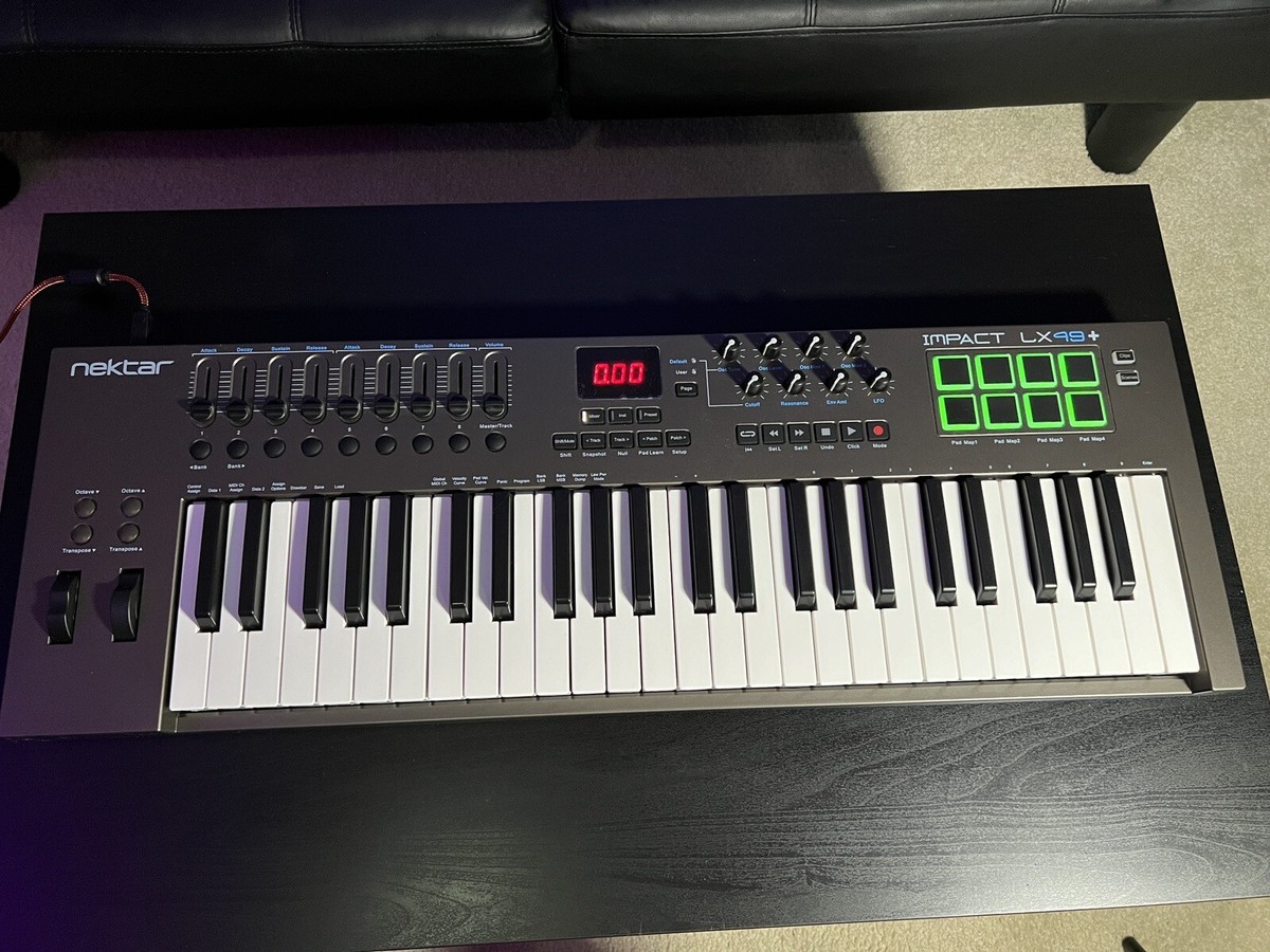 Nektar Impact LX49 Plus Keyboard MIDI Controller W/ Integrated DAW