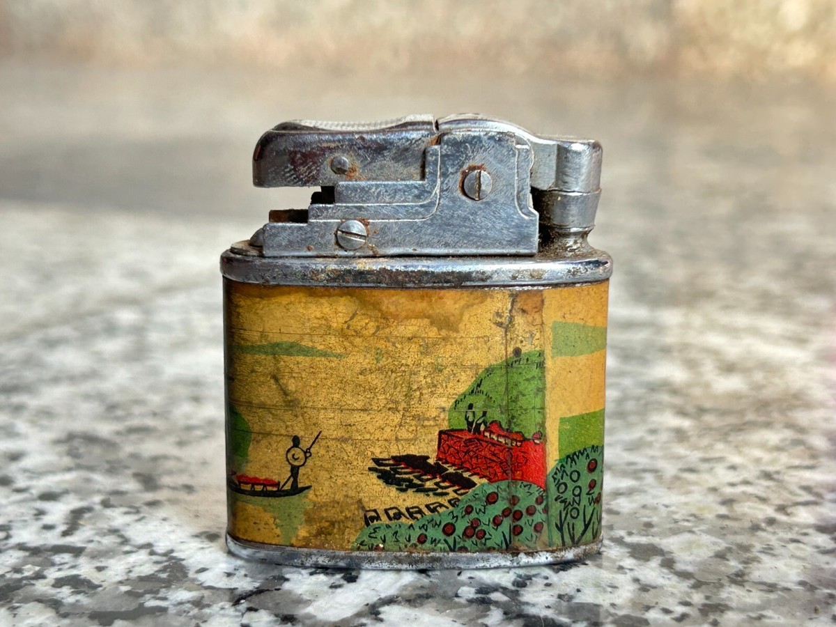 OLD VINTAGE RARE NO.1105 UNIQUE CIGARETTE LIGHTER, MADE IN CHINA