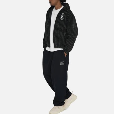 Nike x Stussy Striped Wool Jacket (Asia Sizing) Black | eBay