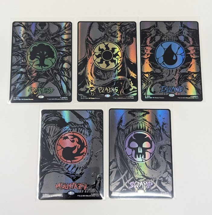 MTG Secret Lair x Marvel Spider-Man Mana Symbiote Raised Foil, 1
