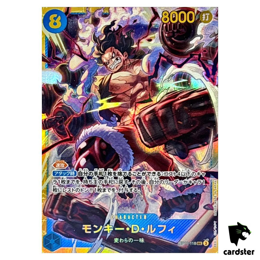 Monkey D. Luffy SEC OP11-118 A Fist of Divine Speed One Piece