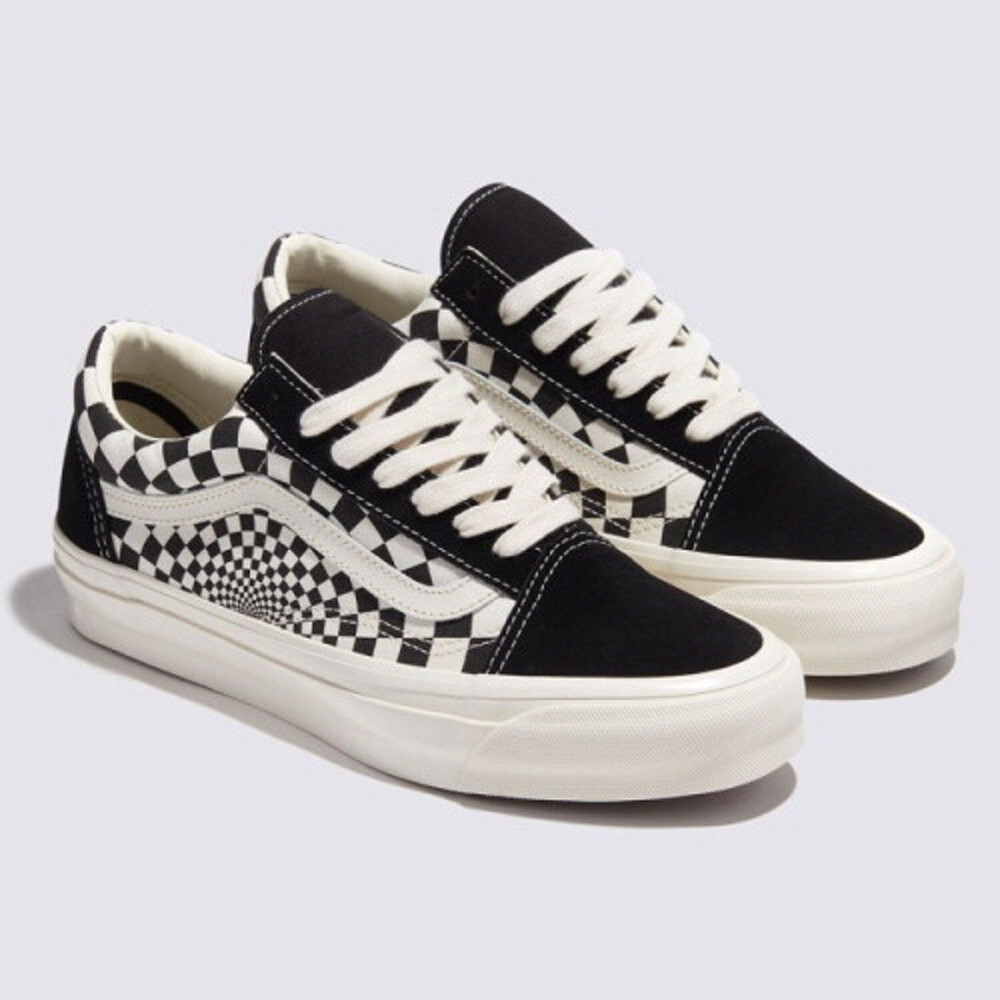 Vans Radial Checkerboard MTE Old Skool Skate Sneakers Black