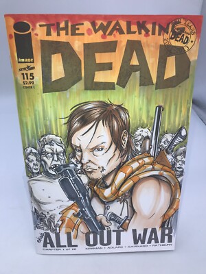 THE WALKING DEAD #115 BLANK VARIANT COVER L IMAGE DARYL DIXON
