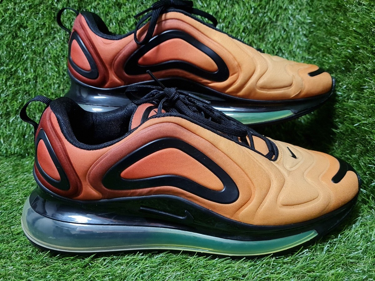 NIKE AIR MAX 720 SUNSET #AO2924-800 MEN'S SIZE 10 ORANGE BLACK. | eBay