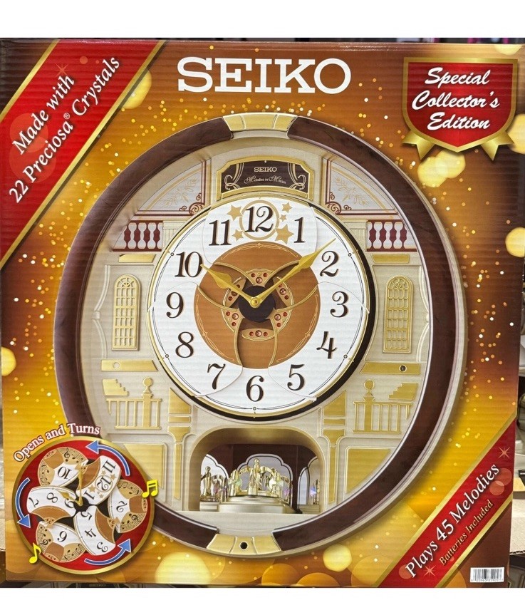 Seiko Melodies in Motion Musical Wall Clock 2024, Limited Edition