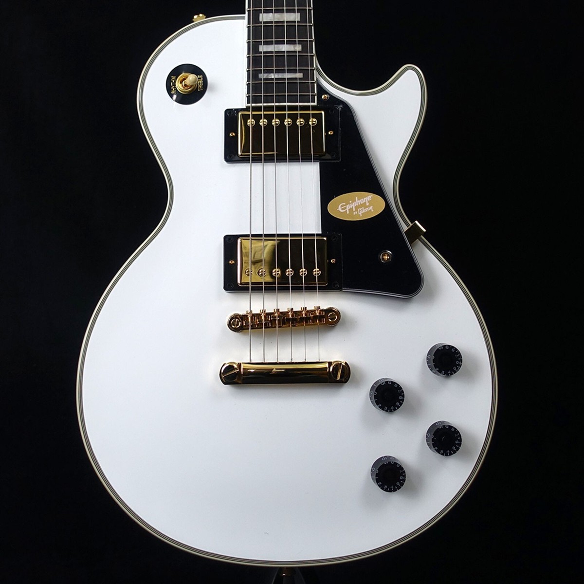 Epiphone Les Paul Custom Alpine White Electric Guitar new | eBay