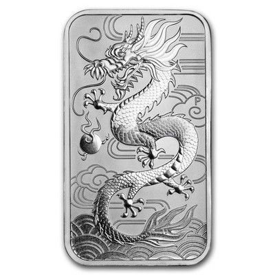 2018 Australia 1 oz Silver Rectangular Dragon BU | eBay