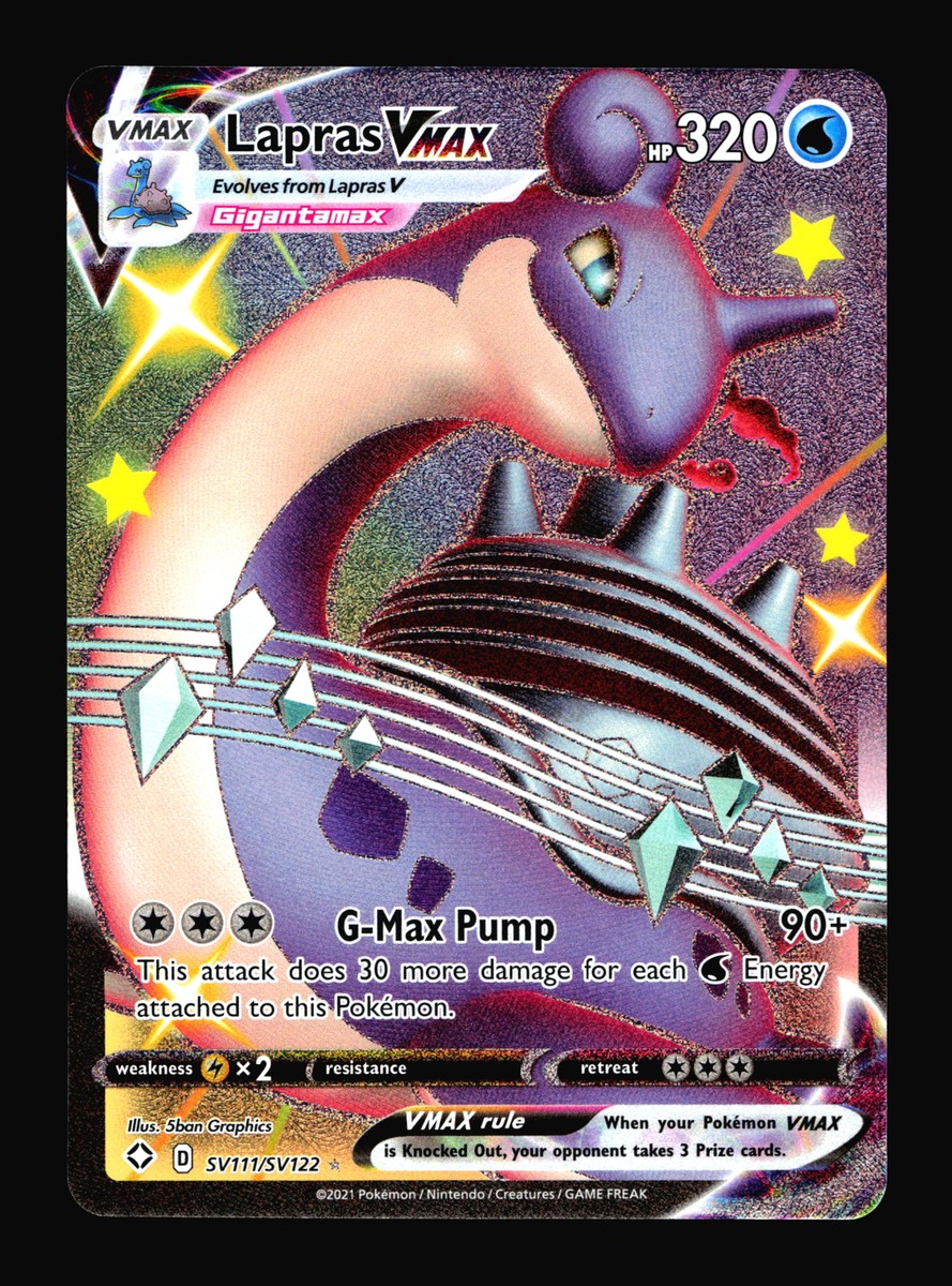 Laprax VMAX 2021 Pokemon #SV111/SV122 Pokemon Card T2-300 | eBay