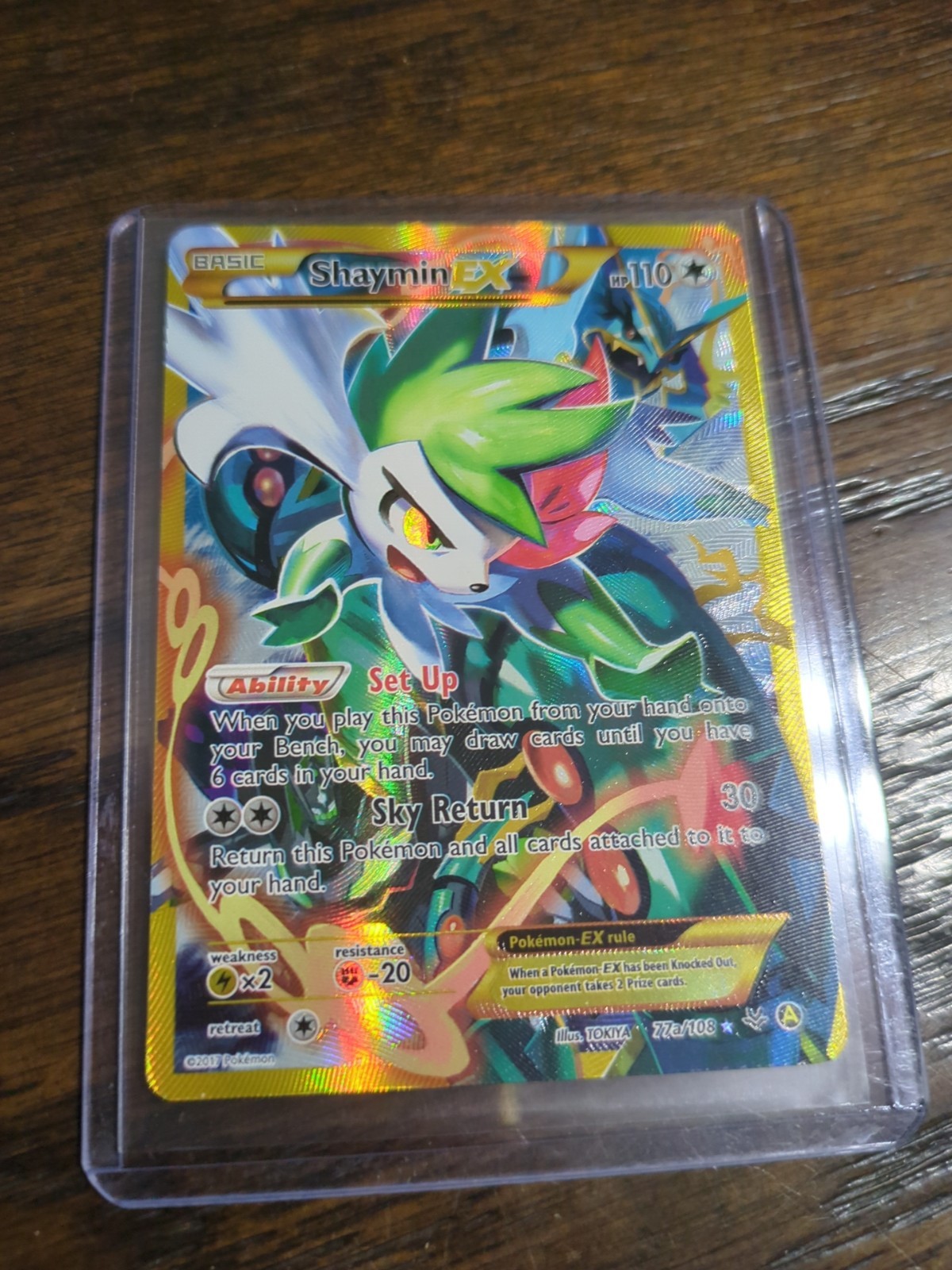 Shaymin ex 2015 XY: Roaring Skies #77a/108 Promo (Alternate Art