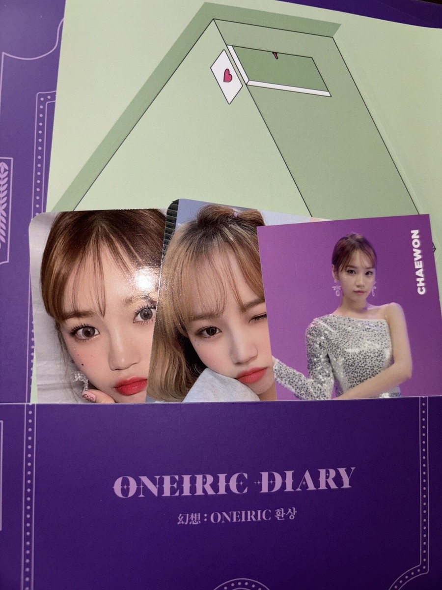 IZ*ONE [Oneiric Diary] Kim Chaewon Autographed Signed Album Both