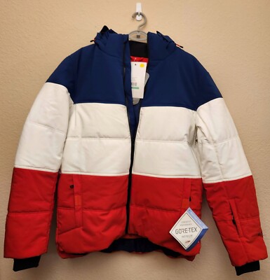 Spyder Jackson GTX Goretex Insulated Jacket | Large | Blue White