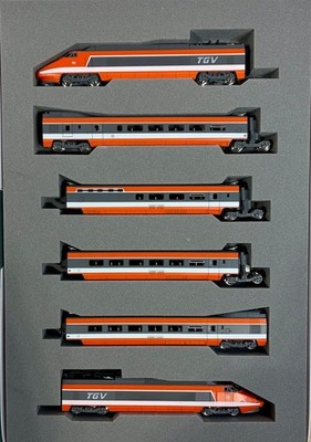 KATO N scale TGV 10-198 6 car set Made in Japan Rare PRECISION