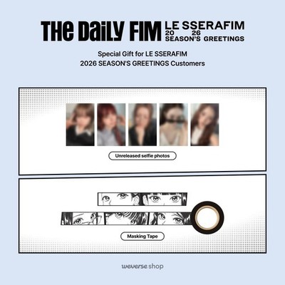 LE SSERAFIM] 2026 SEASON'S GREETINGS / Weverse Preorder Benefit