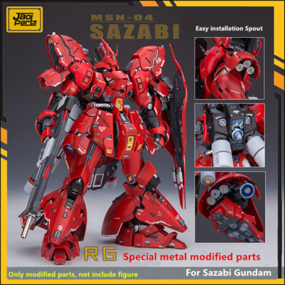 for RG 1/144 Sazabi JAOparts Metal Detail up Add-on Parts Set w